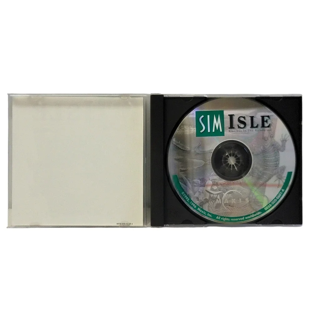 VTG 90s SimIsle Missions In The Rainforest PC‎ Mac CD-ROM Game Maxis 1996